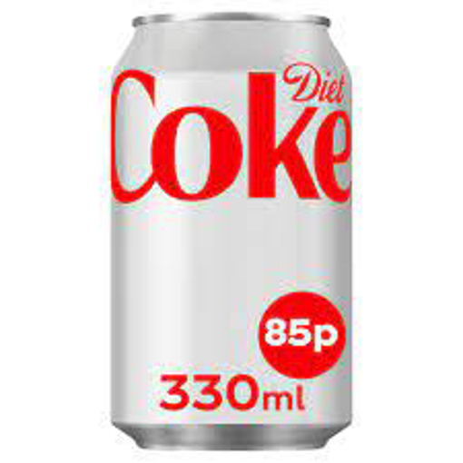 Diet Coke Can 330ml 85p