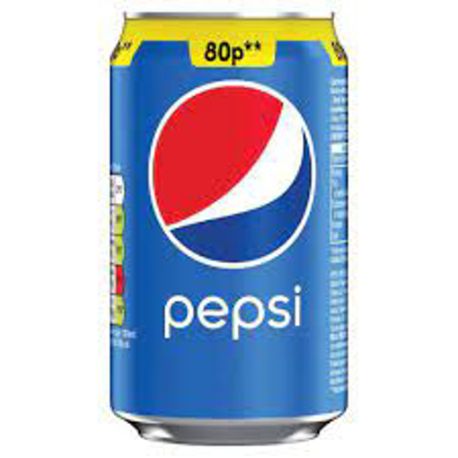 Pepsi Regular Can 330ml 80p