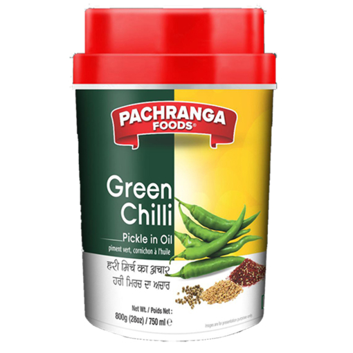 Pachranga Foods Green Chilli Pickle 800g