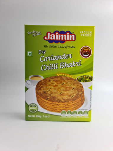 Jaimin Dry Coriander Chilli Bhakri 200g