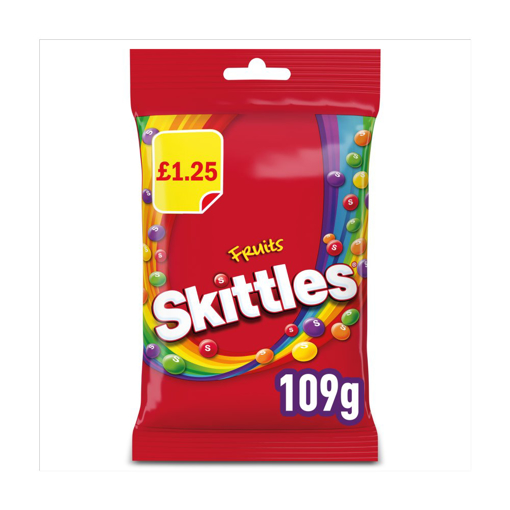 Fruits Skittles Bag 109g £1.25 PMP