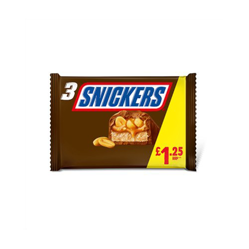 Snickers 3x41.7g £1.25