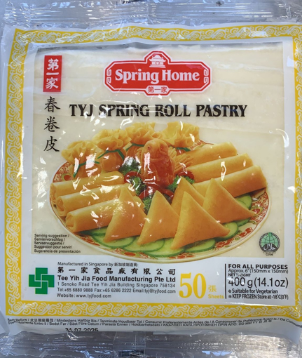 TYJ Spring Roll Pastry 50 Sheets 400g