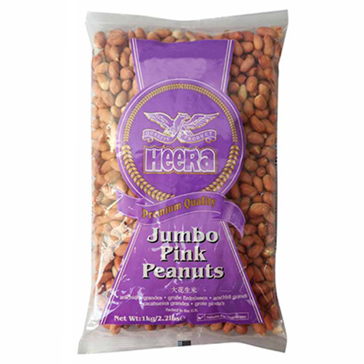 Heera Jumbo Pink Peanuts 1Kg