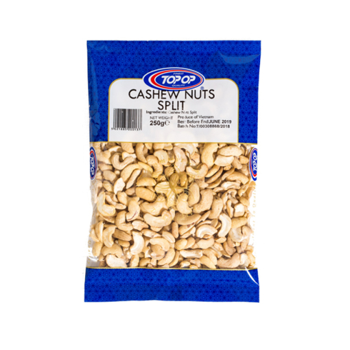 Top Op Cashew Nuts Split 250g