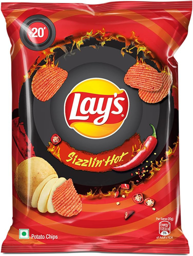 Lay's Wavy Spicy Sizzlin Hot Wafer 52g