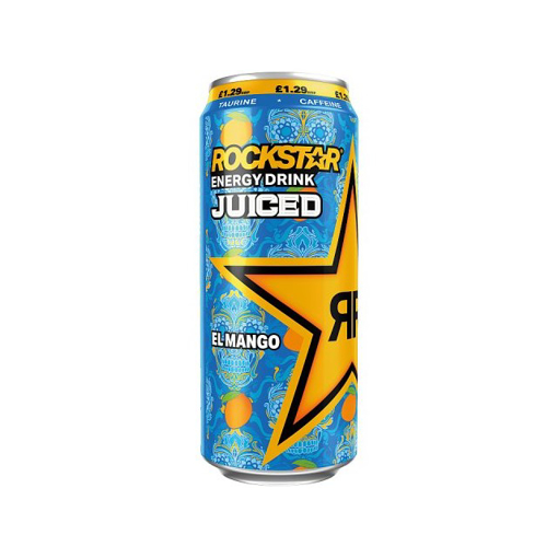 Rockstar Energy Drink Juice Mango Drink Can £1.29