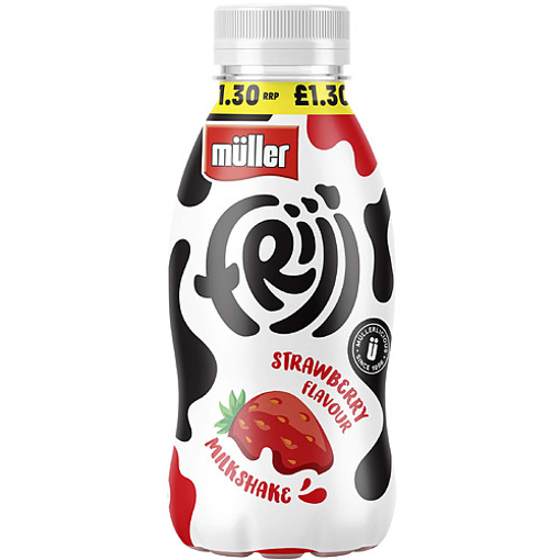 Muller Strawberry Flavour Milkshake 330ml RRP 1.30