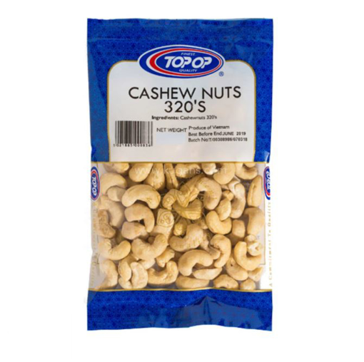 Top Op Cashew Nuts 320's 250g